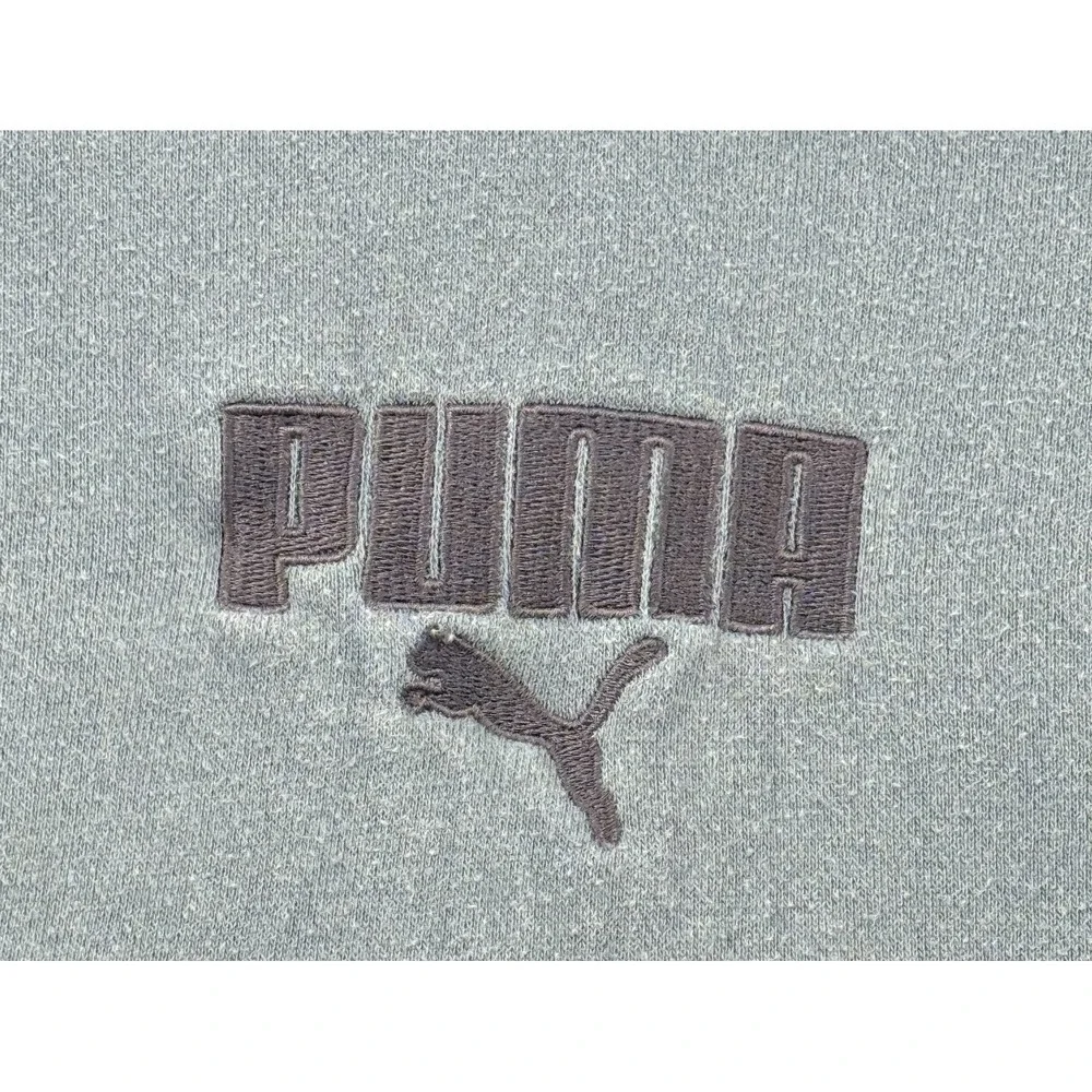 Puma Hoodie‎ Youth Large Blue Pullover Sweatshirt Logo Kids 14/16 Fits Womens XS